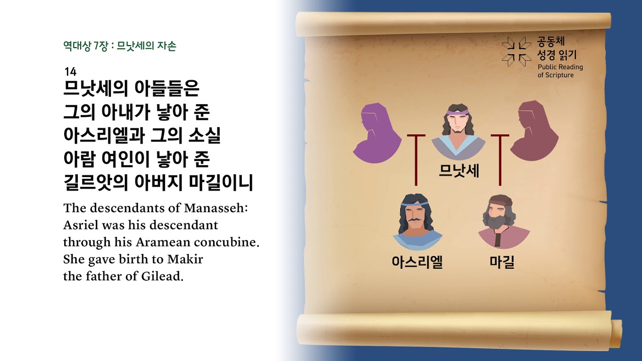 역대상 7장