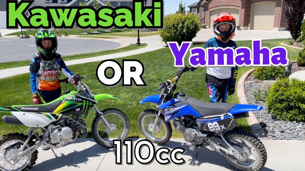 Kawasaki KLX110 vs Yamaha TTR110 | Best Dirt Bike for kids 8-12