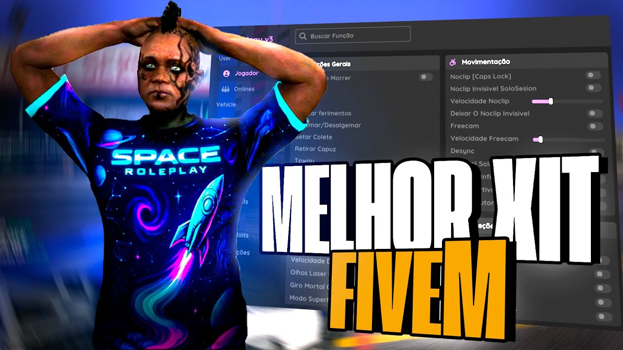 😱SHOWCASE COMPLETA DO MELHOR MENU DO FIVEM | STAN MENU🚀
