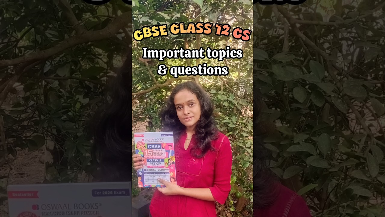 CBSE CLASS 12 Important Questions💯 