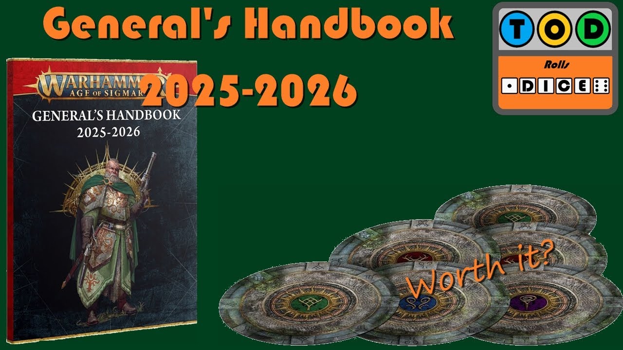 Warhammer Age of Sigmar - Generals Handbook 2025-2026 - Unboxing & Thoughts | TOD Rolls Dice