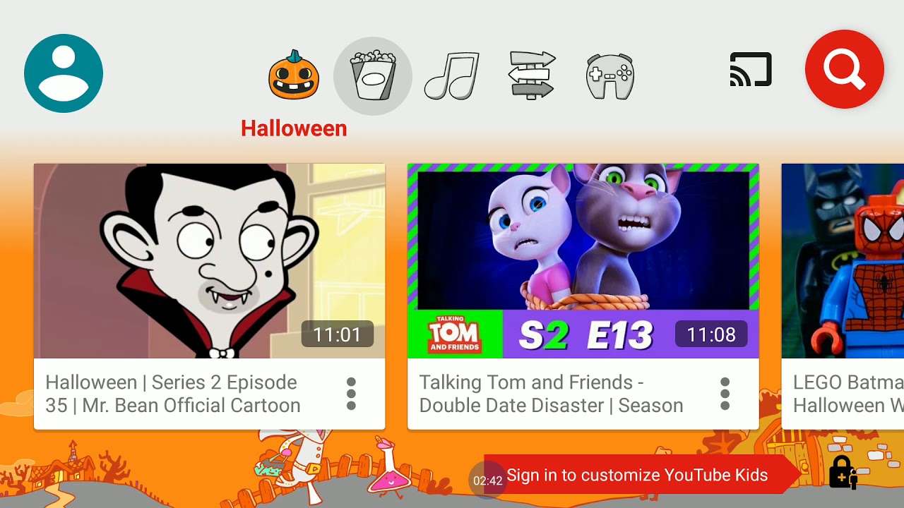 YouTube kids app