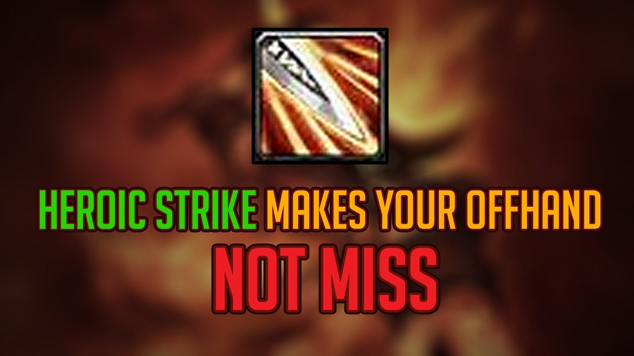 Classic WoW - Heroic strike 