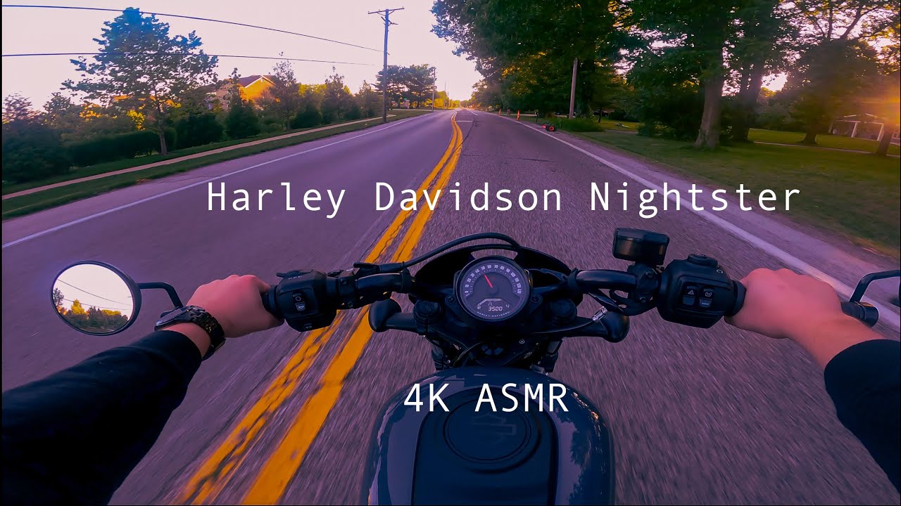 Harley Davidson Nightster | Evening Ride | 4K GoPro