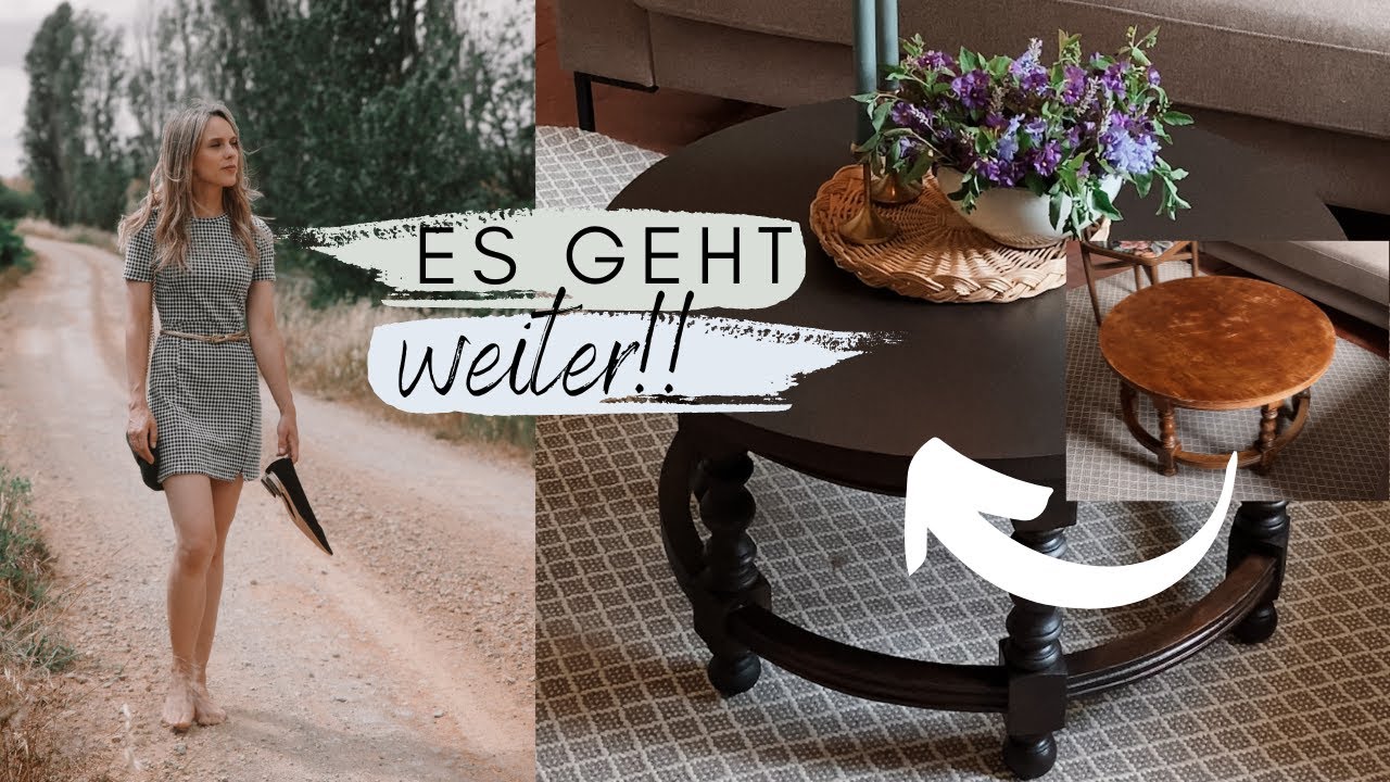WIR SIND WIEDER DA!! | Tisch Upcycling, Antike Fliesen abklopfen, Selbstbewässerungssystem | JELENA