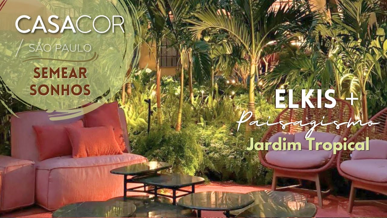 Jardim Tropical por ELKIS+ PAISAGISMO - CASACOR SP 2025