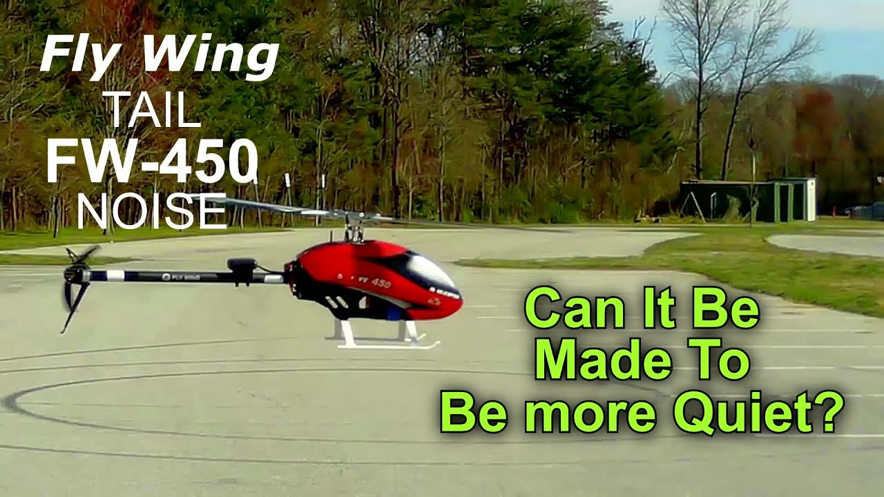 Fly Wing FW-450 Tail Motor Noise Mod