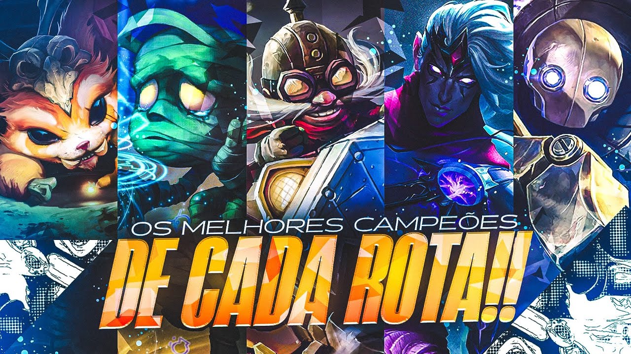 OS 3 MELHORES CAMPEÕES PARA SUBIR ELO EM CADA POSIÇÃO! (Tier list Atualizada) - LoL Wild Rift