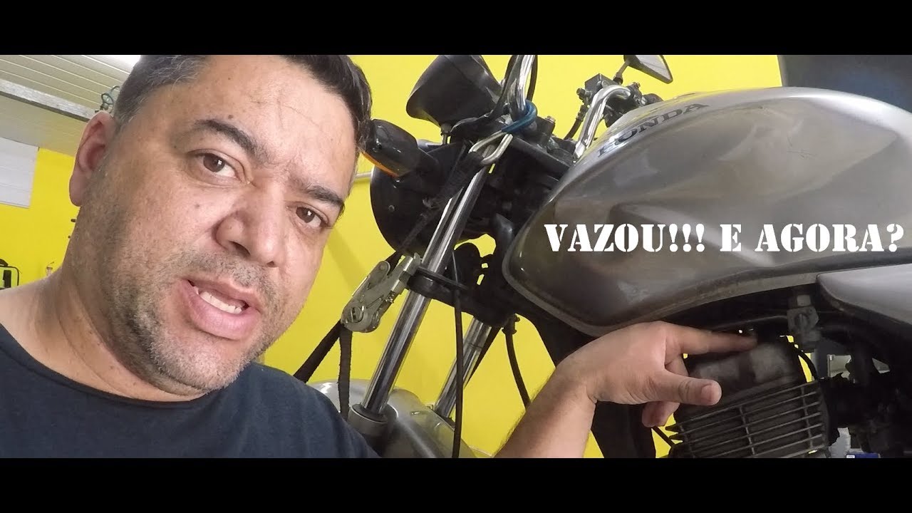 Como resolvo o vazamento da tampa de válvula da Titan 150 - por Flaviano
