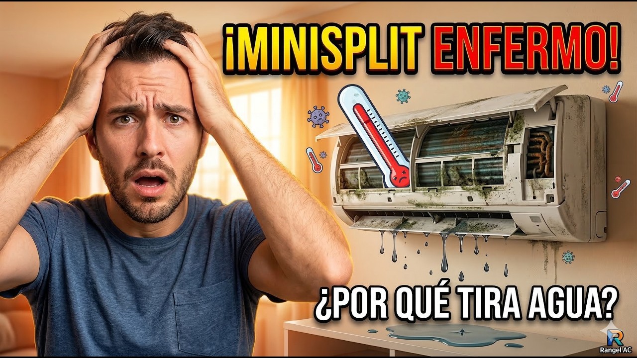 Lo que respira tu familia si no le das mantenimiento a tu minisplit 😱
