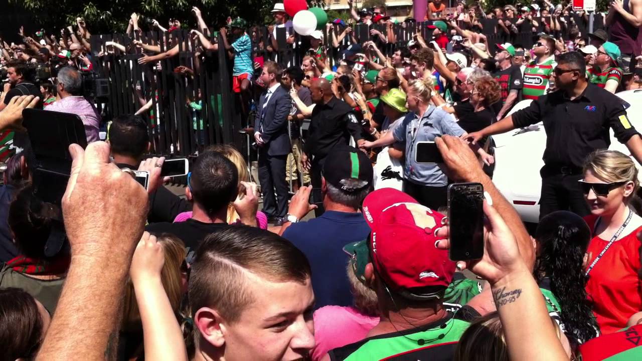 2014 Premiership cup comes to Rabbitohs' home turf in Redfern