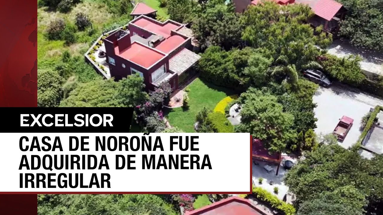 Casa de Noroña en Tepoztlán en suelo no habitacional e invade zona ecológica
