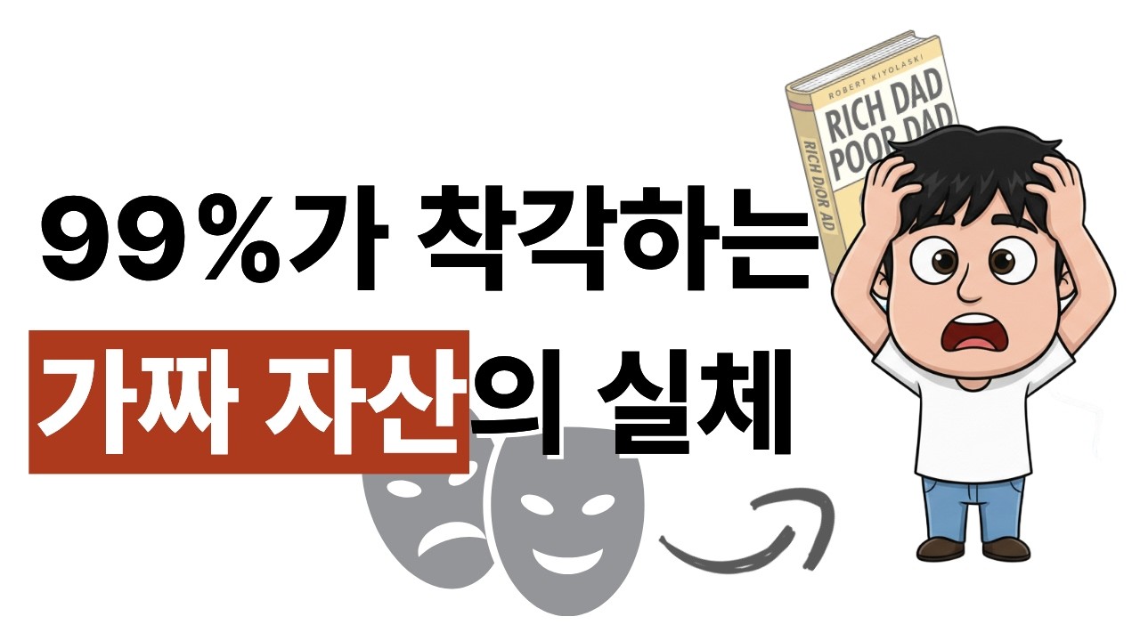 당신의 통장만 제자리인 결정적 이유: 99%가 빠진 '가짜 자산'의 늪 (feat. 로버트기요사키)