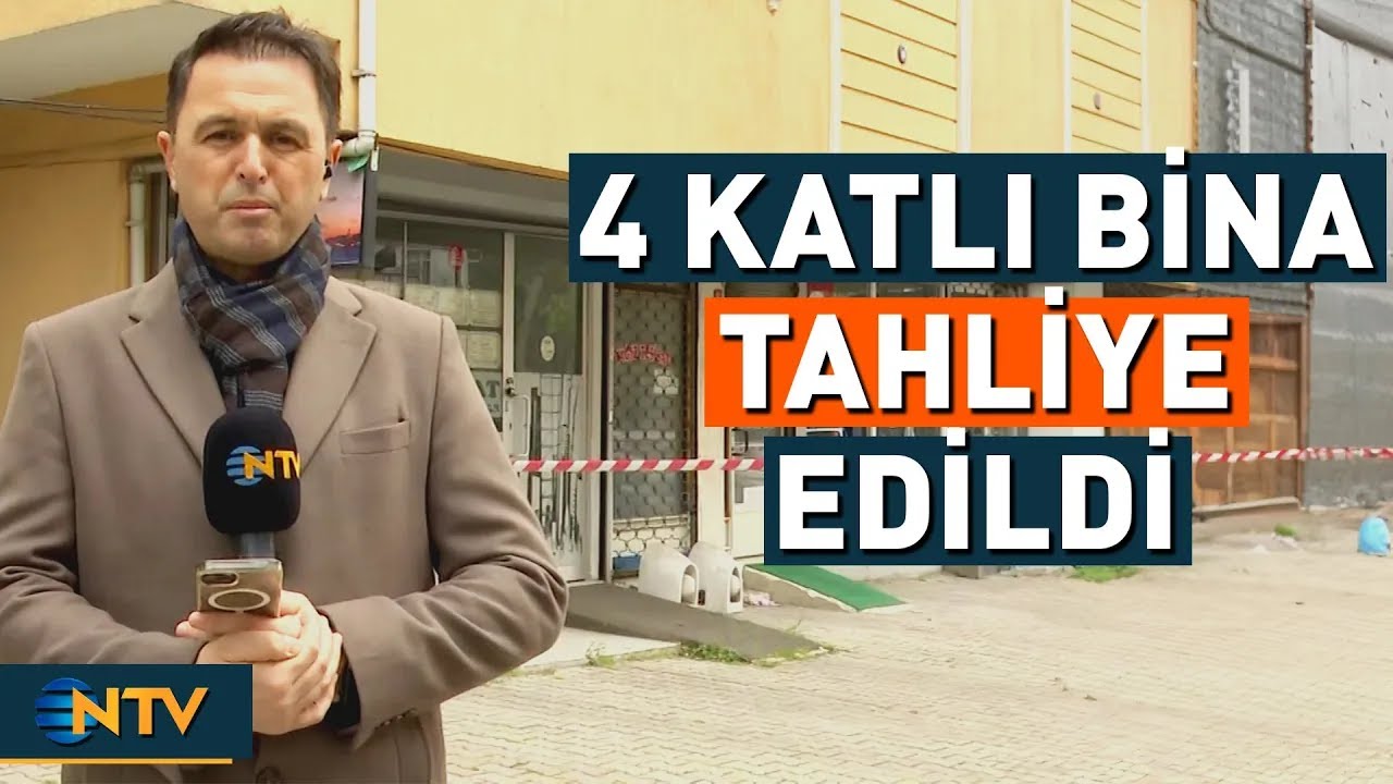 Küçükçekmece'de 4 Katlı Bina Tahliye Edildi! | NTV
