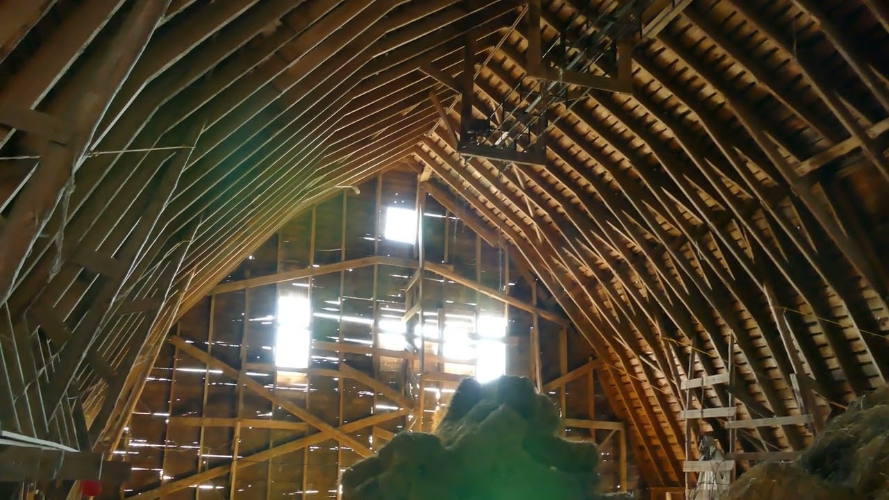 100+ Year Old Dairy Barn Straightening: Sills and Roofing