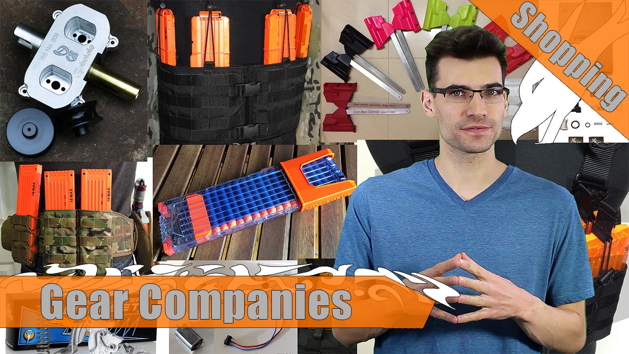 Nerf Gear Companies | Where you can buy purpose made nerf gear!