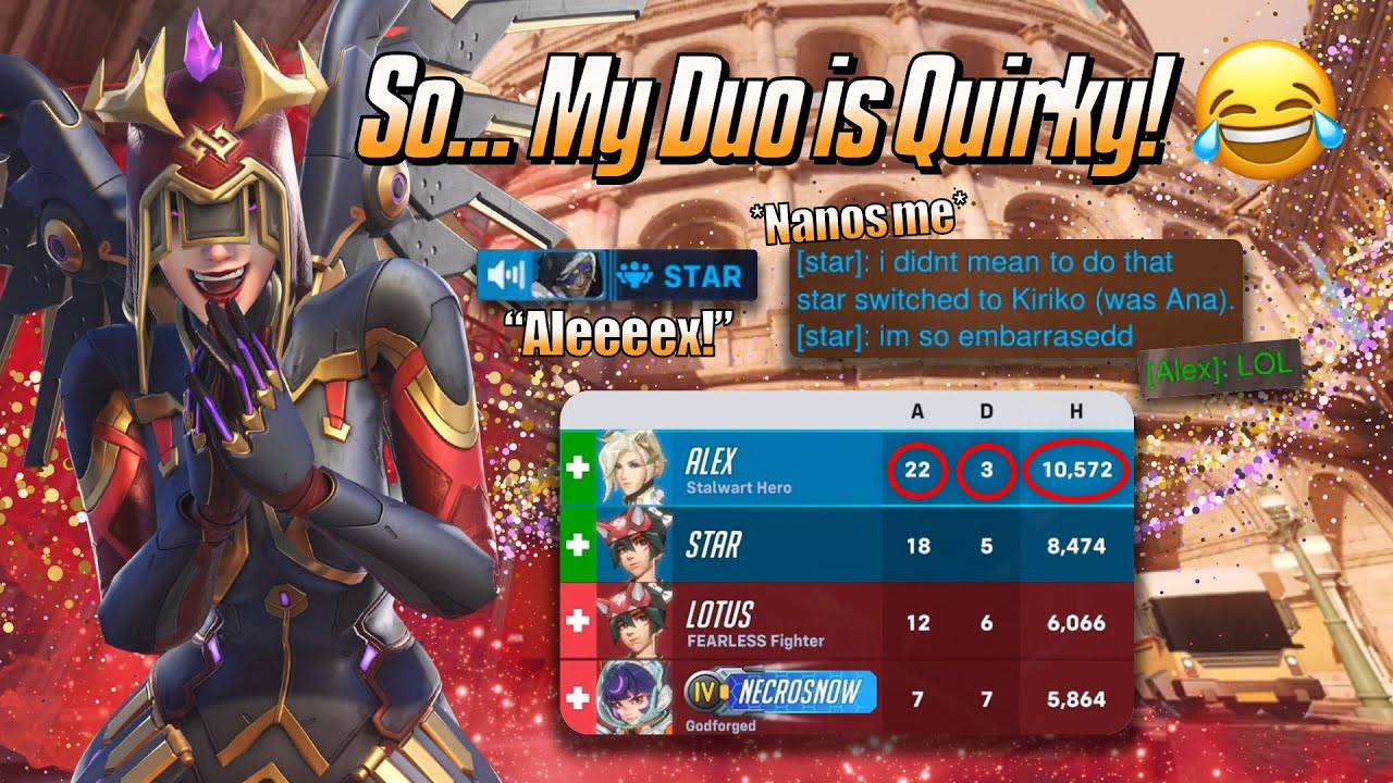 So... My Duo Is Quirky! 😂 - Mercy Gameplay & Commentary - Overwatch 2 (Season 20)