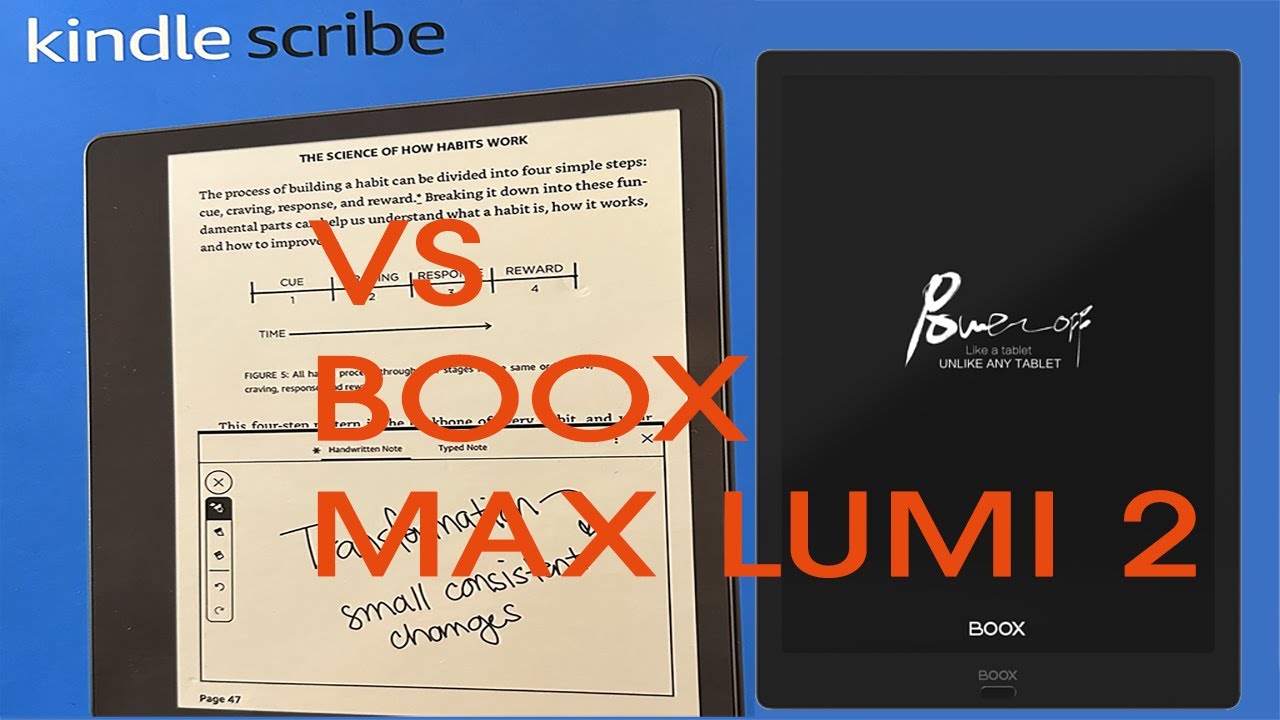 Kindle Scribe vs Boox a review with the Max Lumi 2, watch before you buy the Scribe