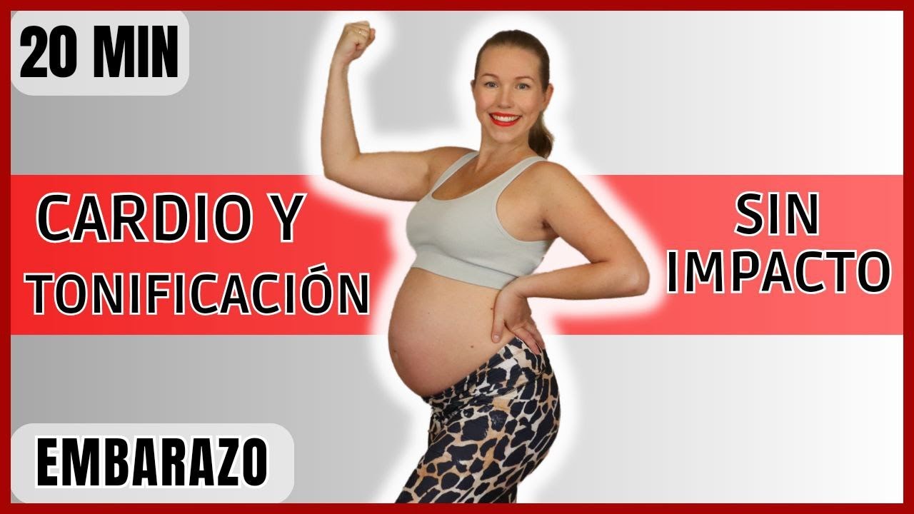 CARDIO Y TONIFICACIÓN SIN IMPACTO PARA EMBARAZADAS | Todos los Trimestres