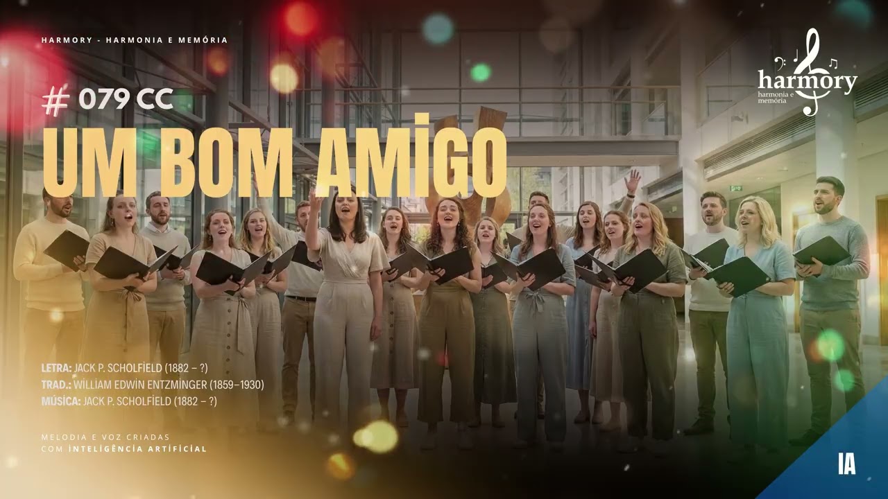 UM BOM AMIGO - 079 CC | Graça real, sem fim, Mostra Jesus por mim... (Harmory Choirs)