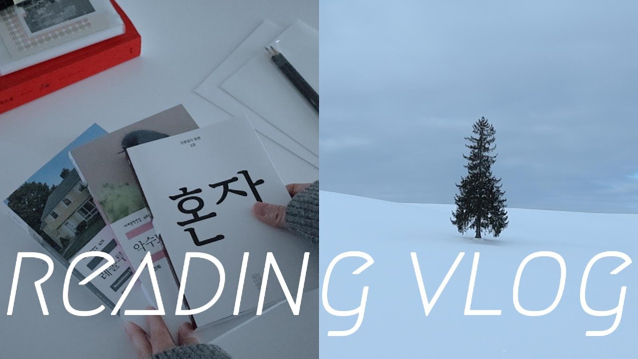 책 읽고 삿포로 여행하고 책 사는 사람의 독서 브이로그📚☃️✨ | 삿포로 여행 | 인어가 잠든 집 | 아무도 오지 않는 곳에서 | 태도에 관하여