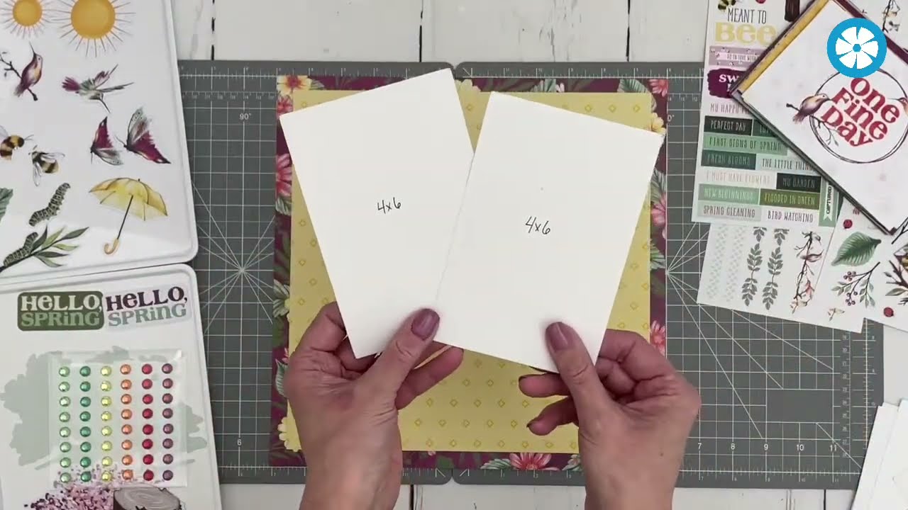 Fast & Fun Projects with Noreen | Mar. 1 | Lovely Layered Embellishment Clusters w/ Painted Garden!