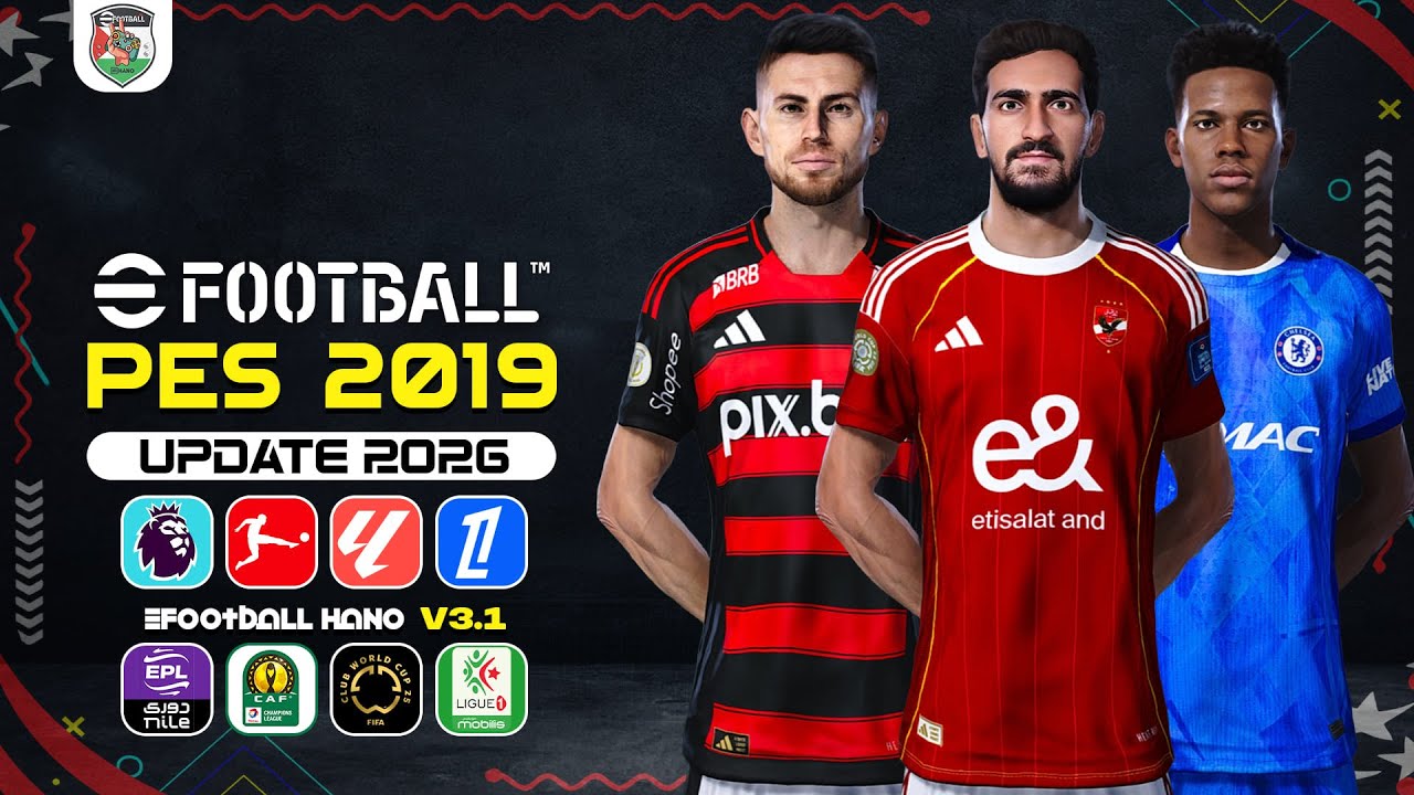 PES 2019 Патч 2026 - eFootball HANO V3.1 (бесплатная загрузка)