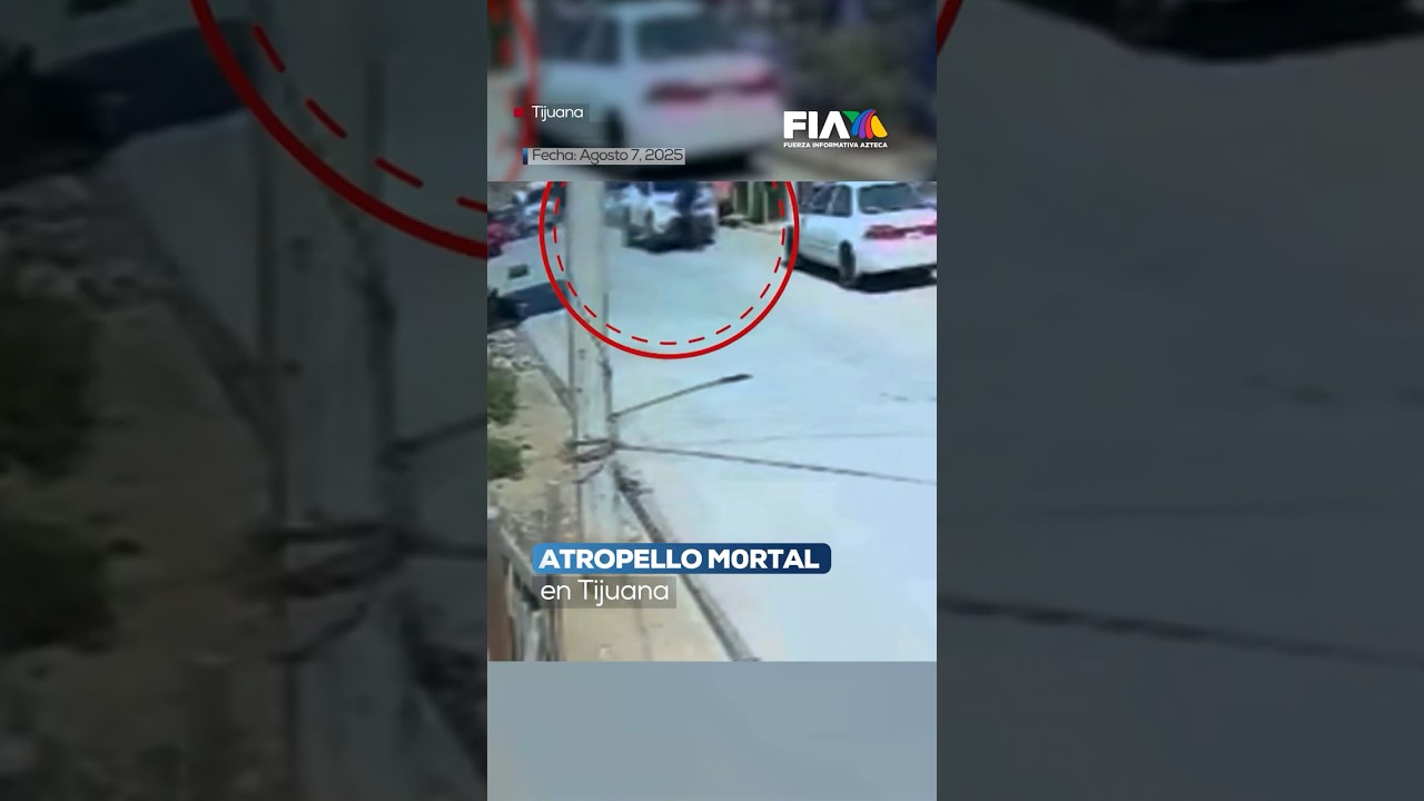 SE REGRES&Oacute; A REMATARLO | Un se&ntilde;or de la tercera edad fue atropellado dos veces en Tijuana