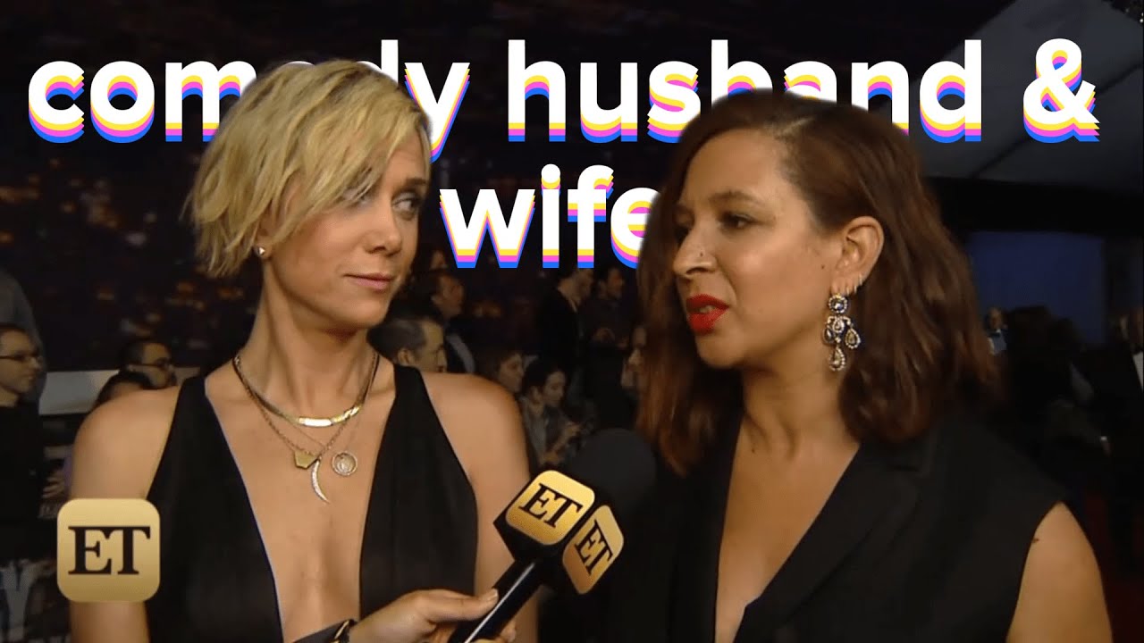 maya rudolph and kristen wiig being comedy husband & wife