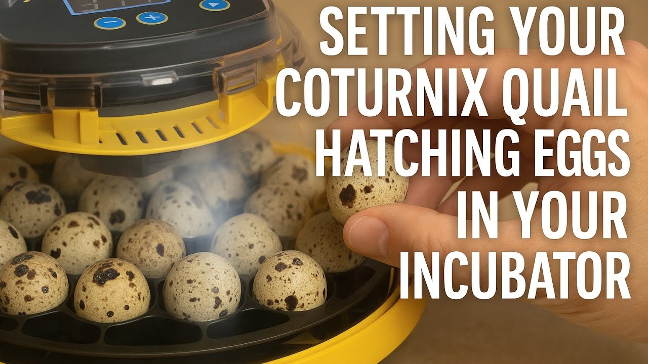 Setting Your Coturnix Quail Hatching Eggs In Your Incubator