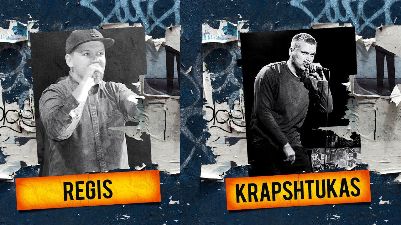Regis vs Krapshtukas @Lietuvos MC Battle 2016 11 25 | PUSFINALIS | DJ MIX