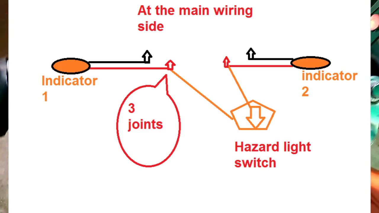 Hazard light on any bike (DIY),  | DIY on fz16
