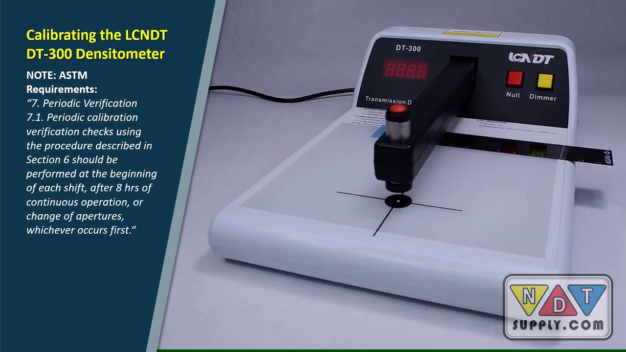 LCNDT DT300 Densitometer Calibration Video