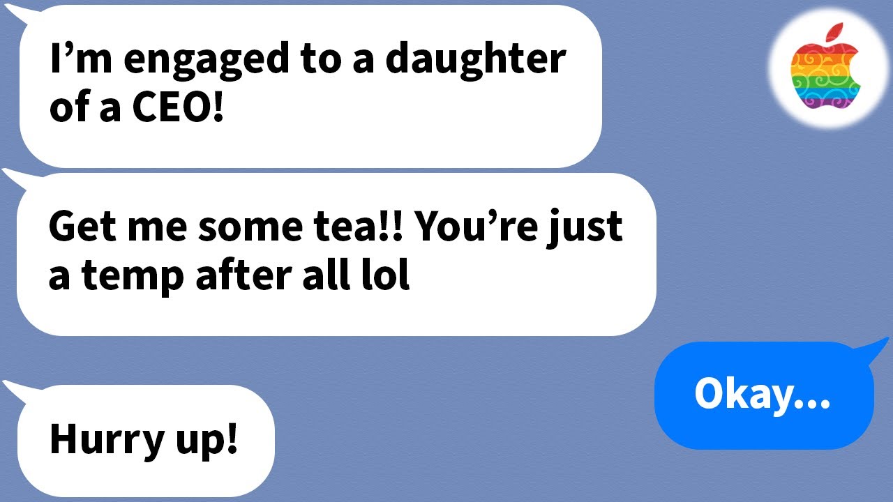 【Apple】 My daughter's fiancé thought I was just a temp and...