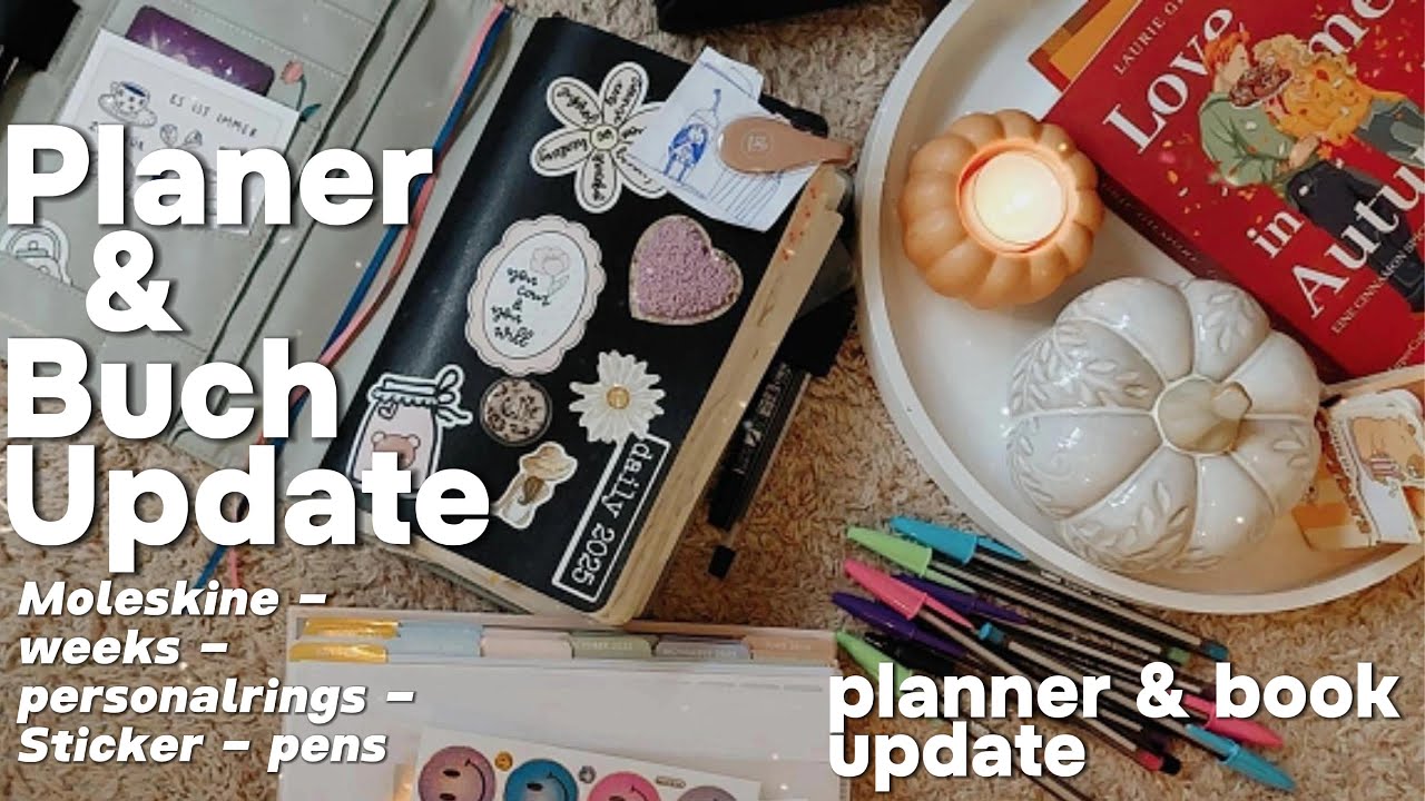 Planer und Buch Update Herbst