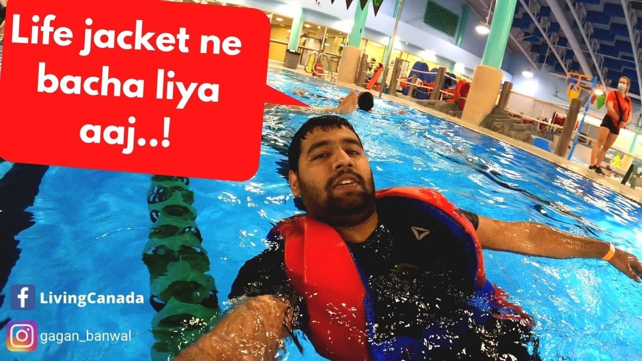 First time swimming in Fort St John pool Canada | Punjabis Weekend Pool Fun | Living Canada vlog