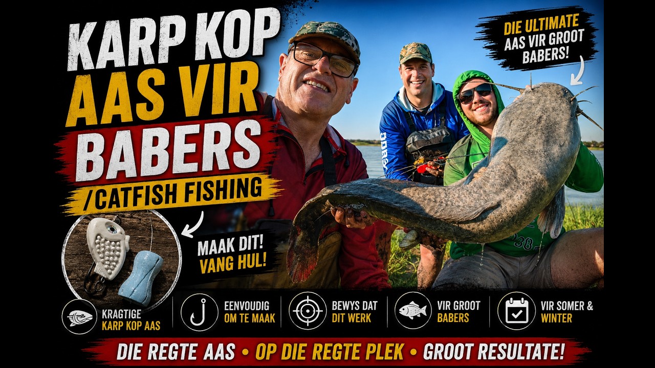 Karp kop aas vir Babers /Catfish fishing