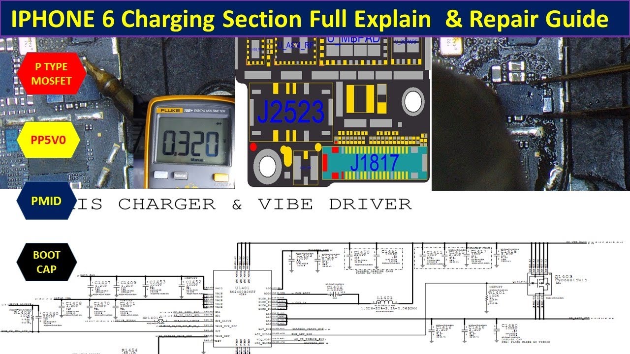 IPhone 6 Charging Problem Repair & Expain How to Work Charging Circuit in IPhones🔥🔥🔥