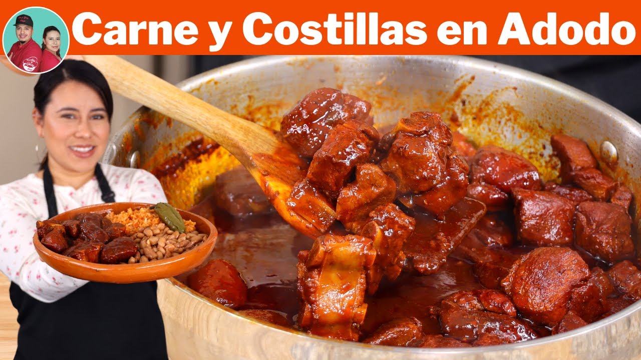 NO CREERAS! Lo Sabroso y Sencillo que es ESTE ADOBO PARA CARNE de PUERCO con COSTILLAS.