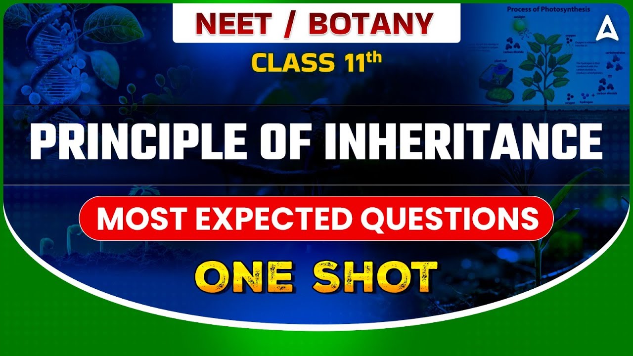 BOTANY PRINCIPLE OF INHERITANCE IN ONE SHOT | MOST EXPECTED OF PRINCIPLE OF INHERITANCE BY SANKALP
