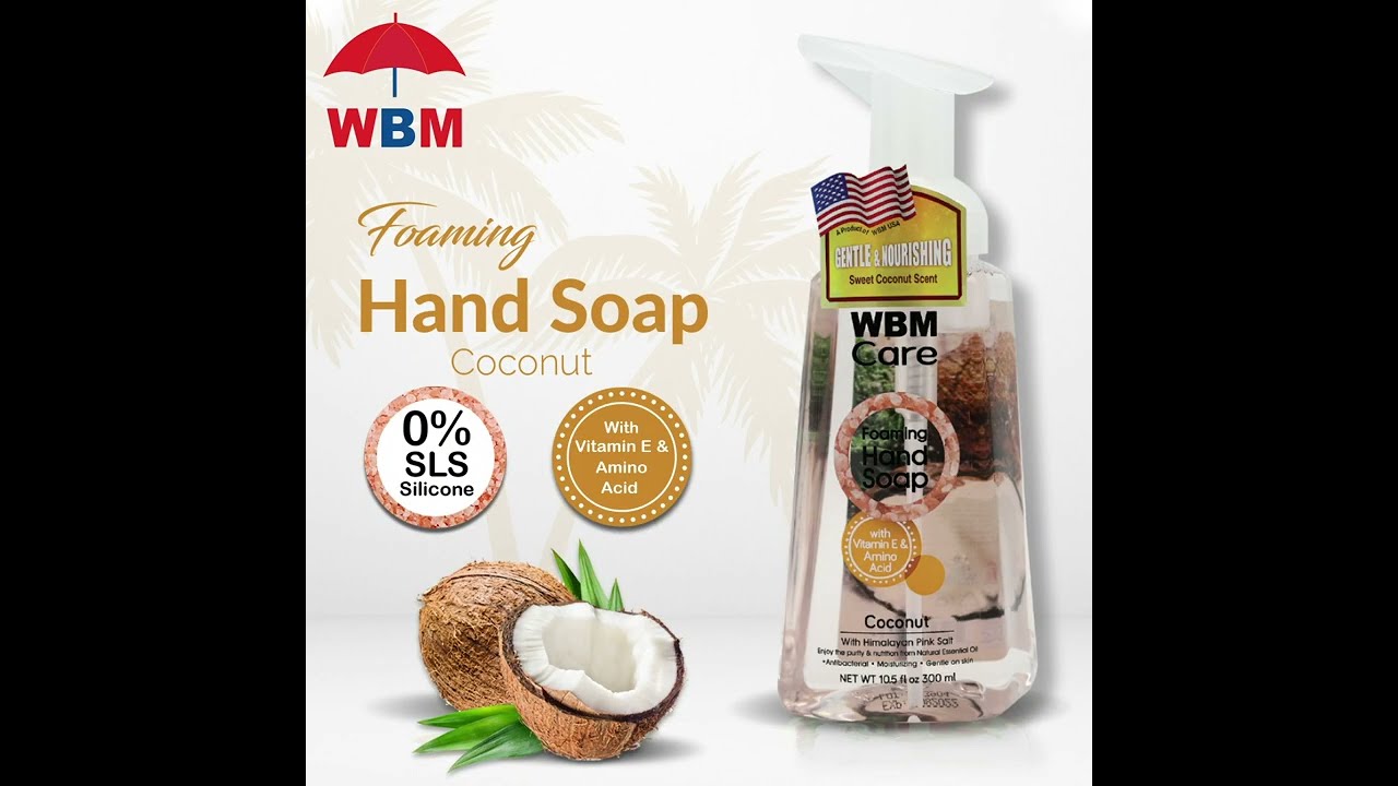 Coconut Foaming Hand Soap: The Natural Way to Clean Hands | WBM International