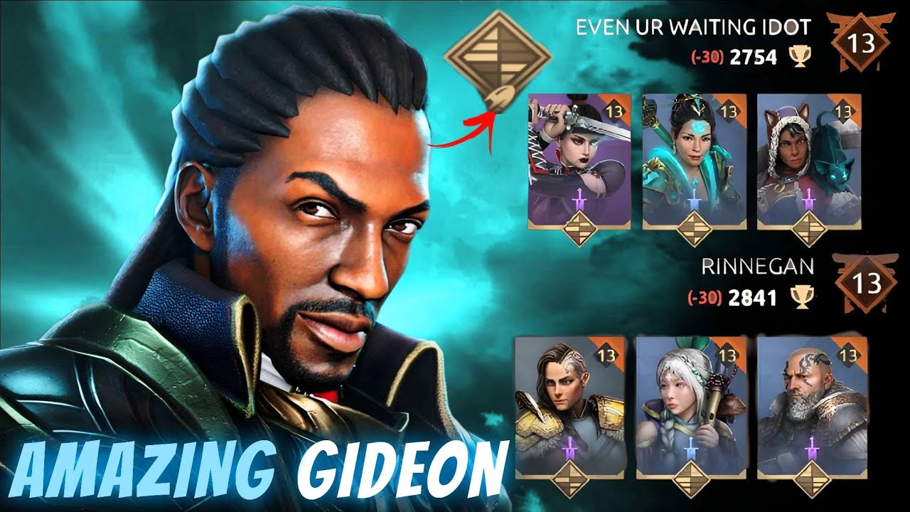 Best build of "LORD GIDEON " after nerf 🥵🥵(Lord gideon domination in top 3v3 rank🔥)|| Shadow fight 4