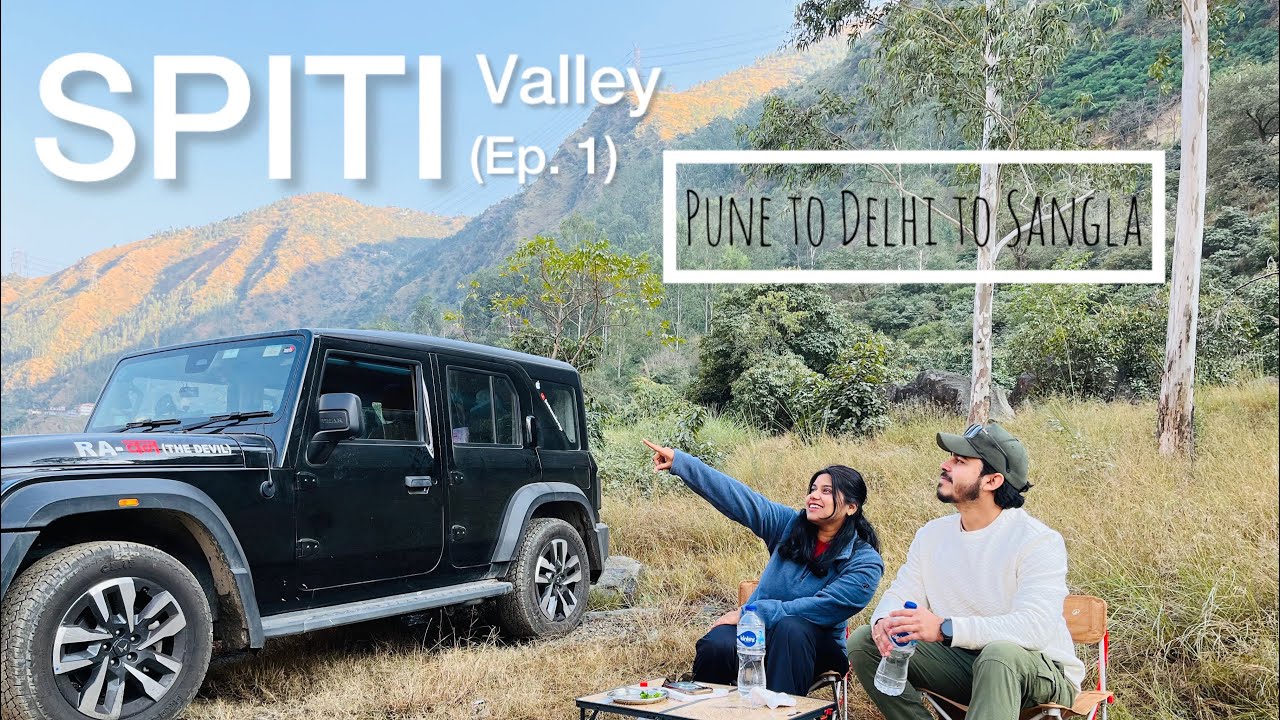 Spiti Valley Adventure Begins! (Ep 1) | Pune to Delhi to Sangla | Road Trip #spiti #roadtrip 