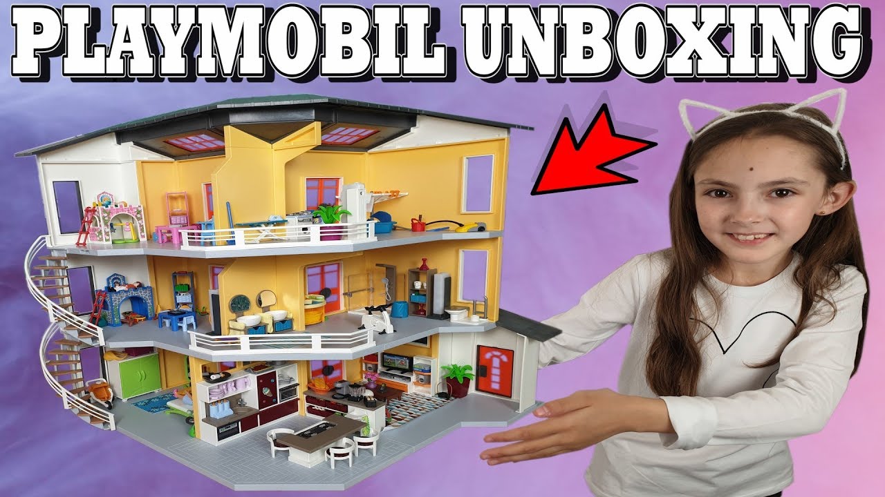 PLAYMOBIL UNBOXING : L'extension de la maison moderne (6554)