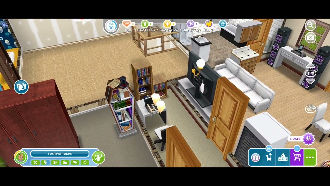 The Sims Freeplay DIY Home: All Mezzed Up Quest Completed