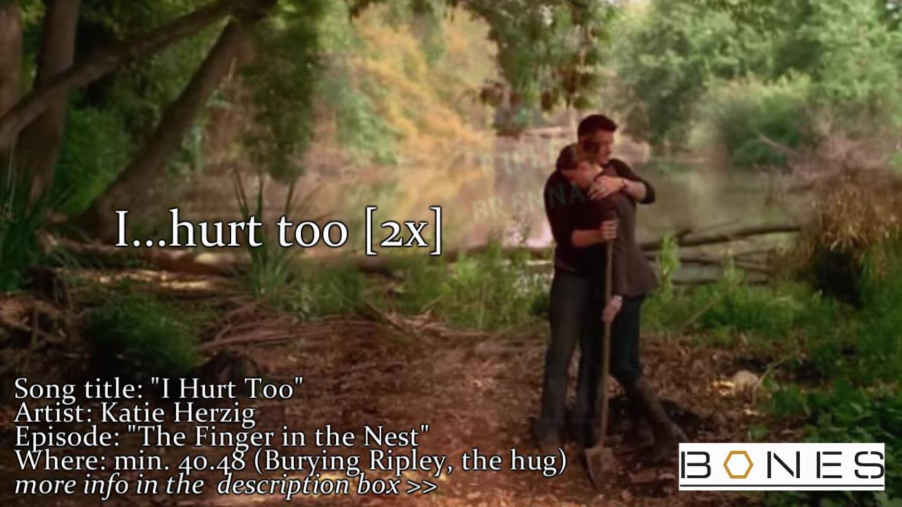 [BONES] I Hurt Too by Katie Herzig with lyrics