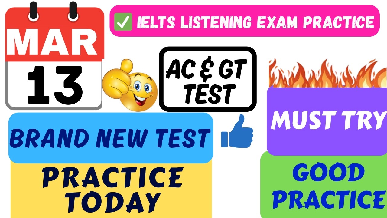 IELTS Listening Test with Answers | Boost Your Band Score Today | 13.03.2026