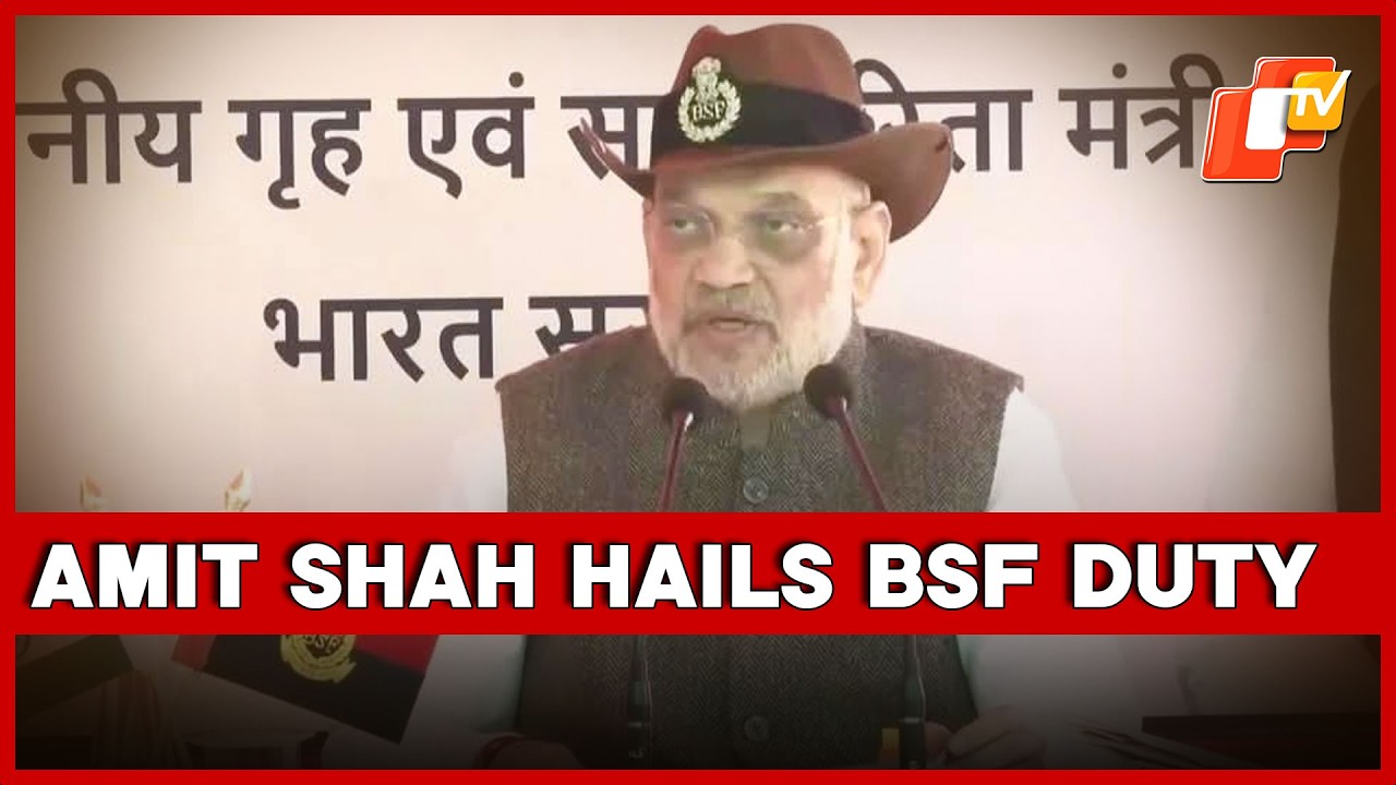 Union Home Minister Amit Shah Interacts With BSF At J&K Border