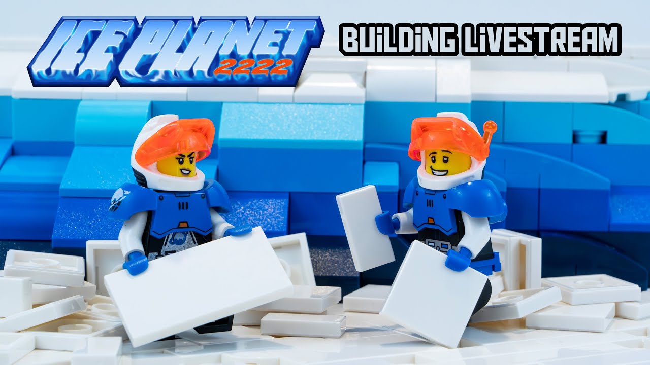 LEGO MOC Building Livestream! Let's Make Some ICE PLANET 2222!