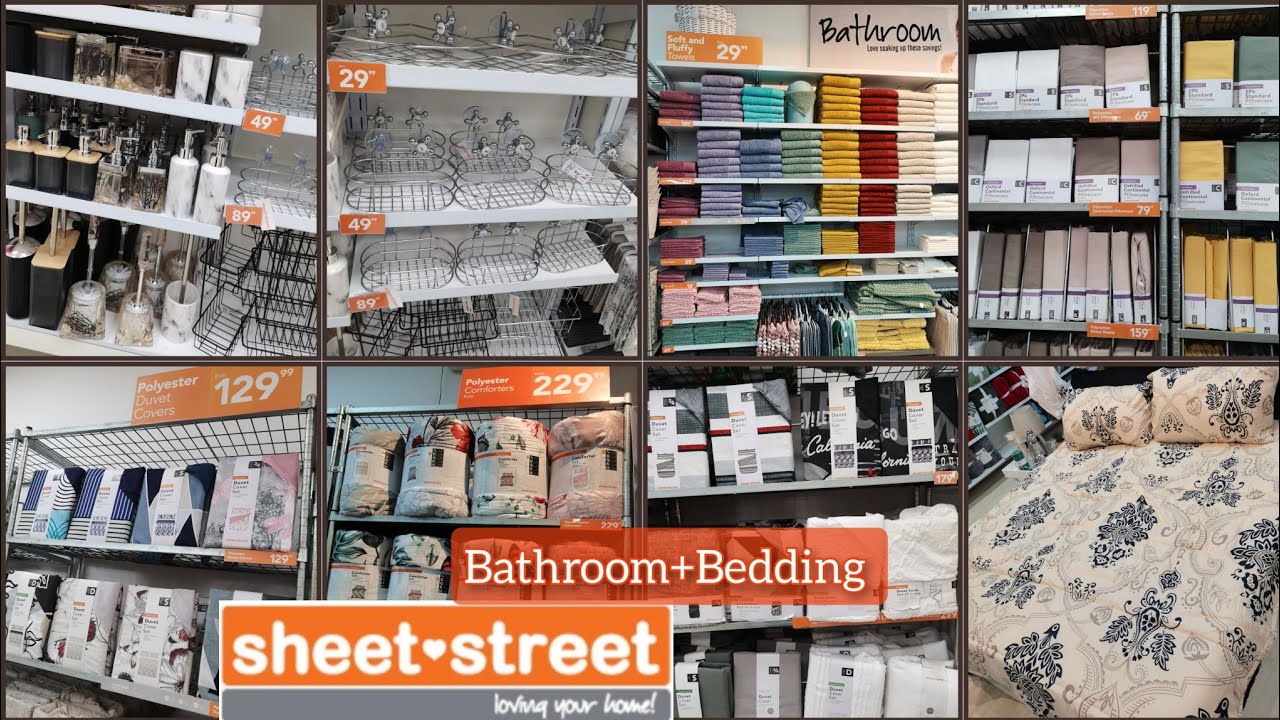 SHEET STREET || BATHROOM || BEDDING || SHEETS || DUVETS || TOWELS 